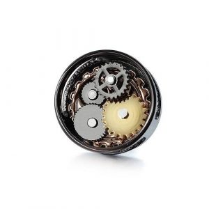 Round Gear Steampunk Lapel Pin